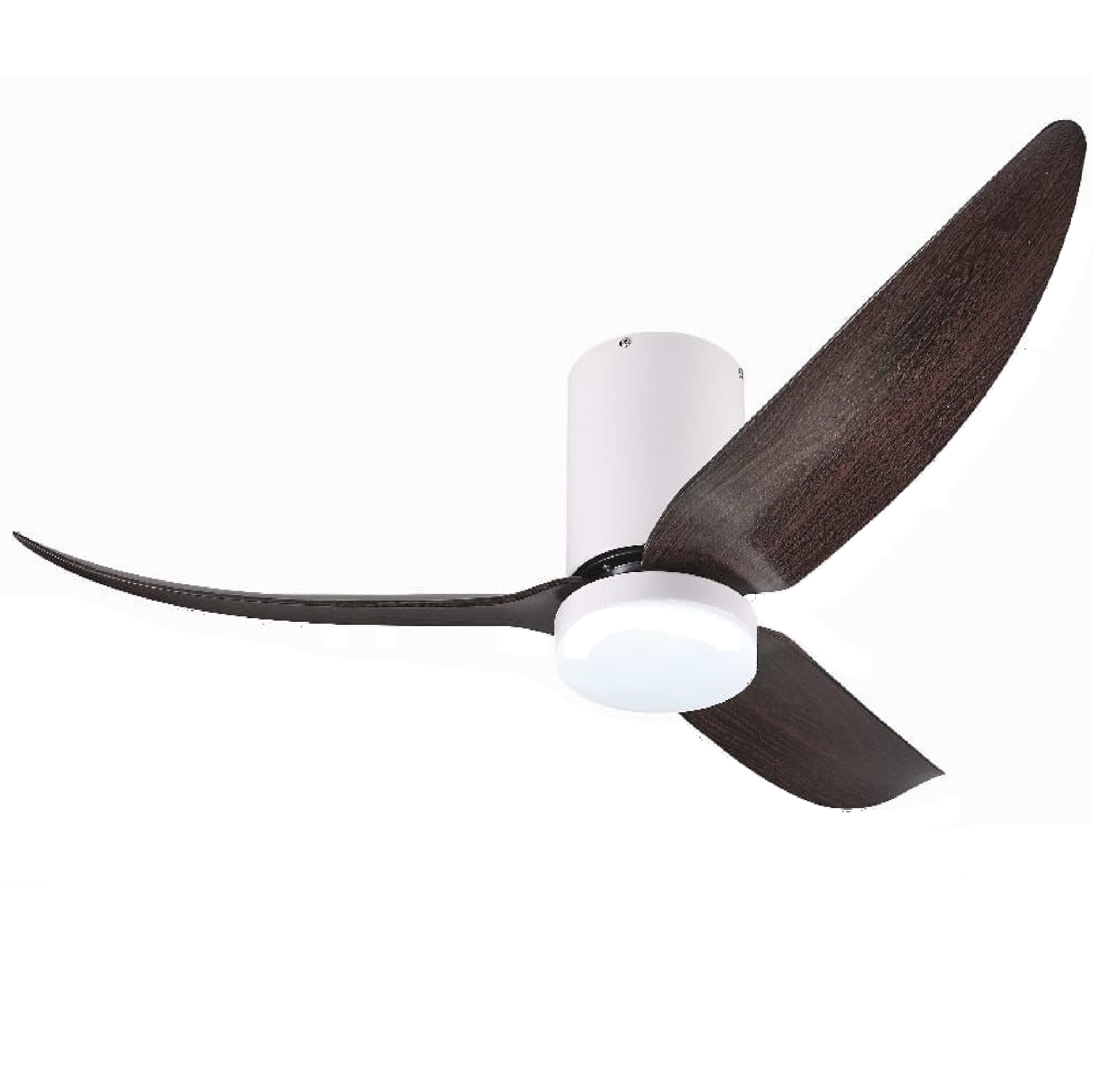 Bestar VITO 3 ESTILO DC Ceiling Fan With LED WHITE & DARK WOOD